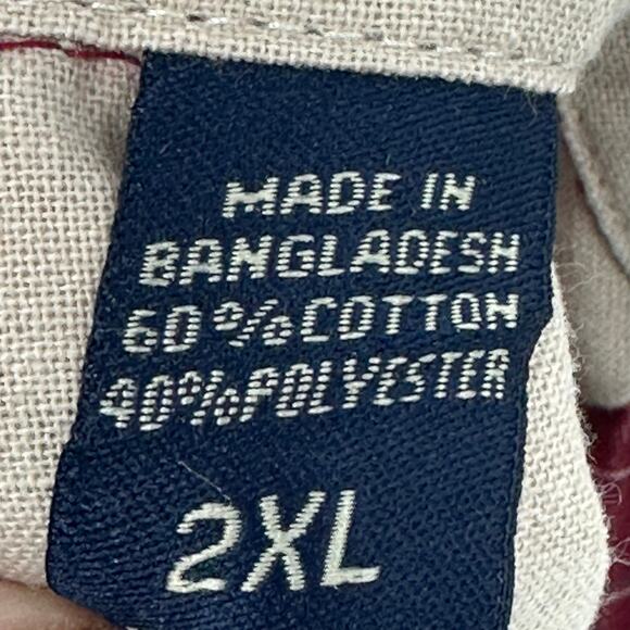 Lot of 2 Wrangler Authentics Plaid Short Sleeve Button Down Shirt XXL - Picture 5 of 6